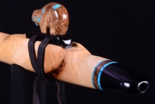 Silver Maple Native American Flute, Minor, Mid F#-4, #I9C